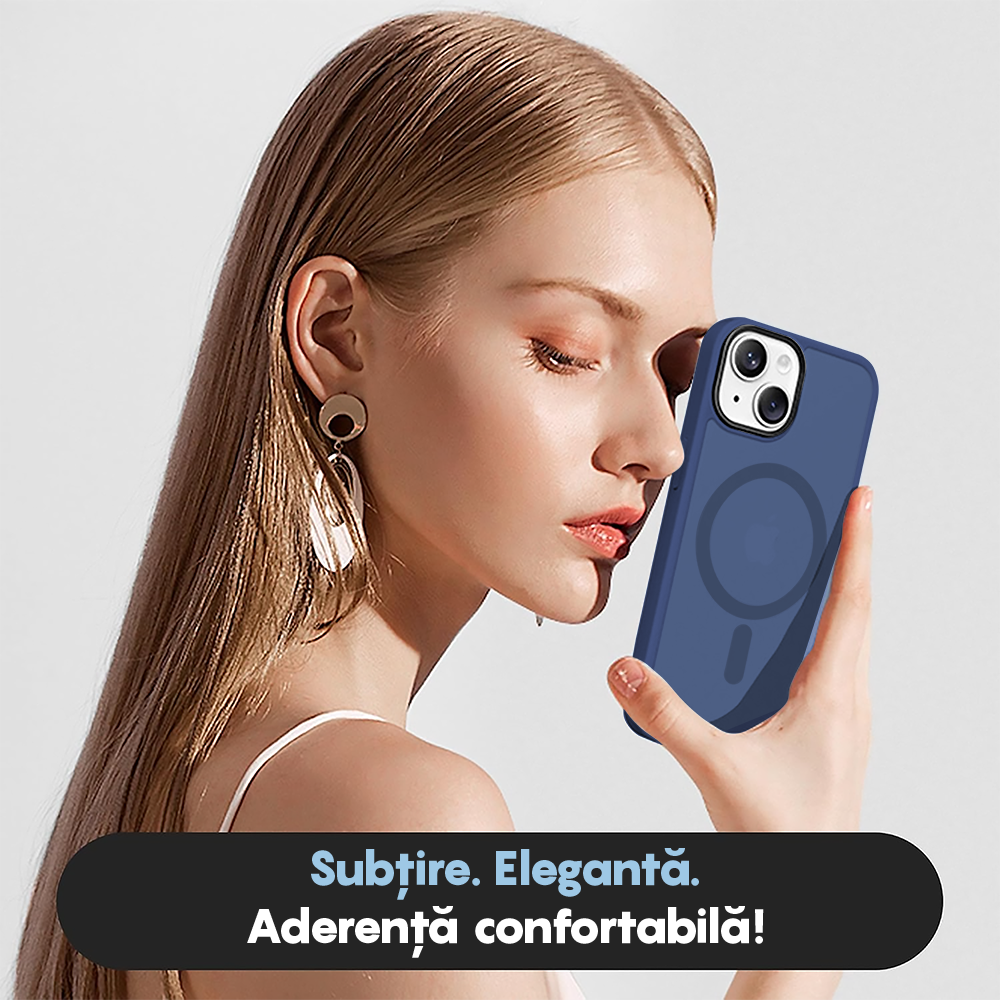 Husa MagSafe - iPhone 14 - Gentleman Blue
