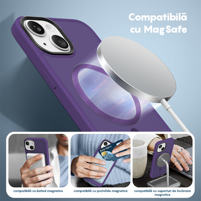 Husa MagSafe - iPhone 15 - Dark Purple
