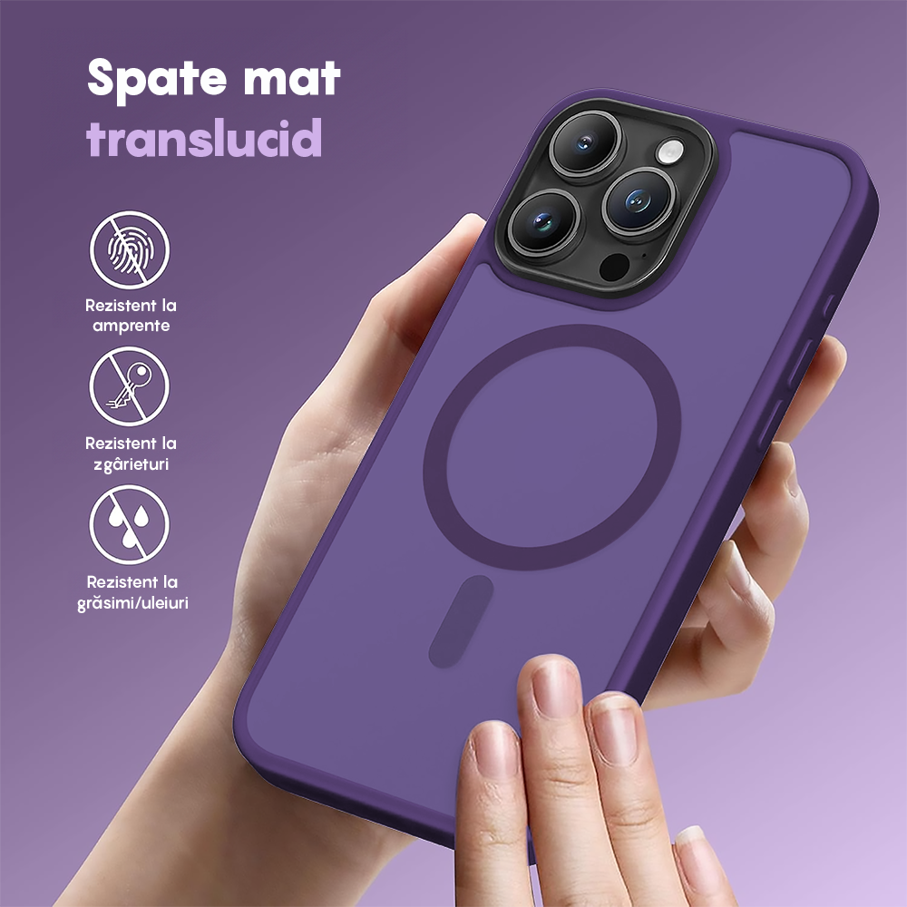 Husa MagSafe - iPhone 15 Pro Max - Dark Purple