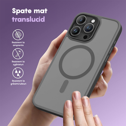 Husa MagSafe - iPhone 15 Pro Max - Light Grey