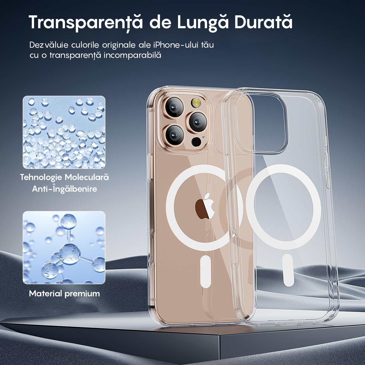Husa MagSafe - iPhone 16 Pro - Clear