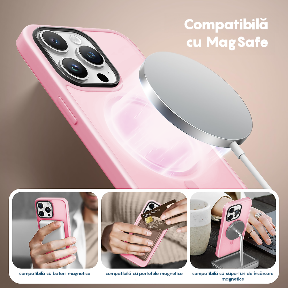 Husa MagSafe - iPhone 16 Pro - Roz