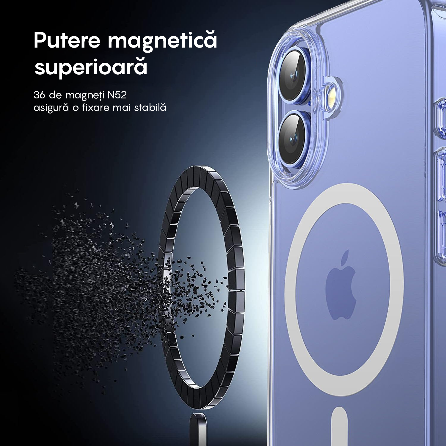 Husa MagSafe - iPhone 16 Plus - Clear