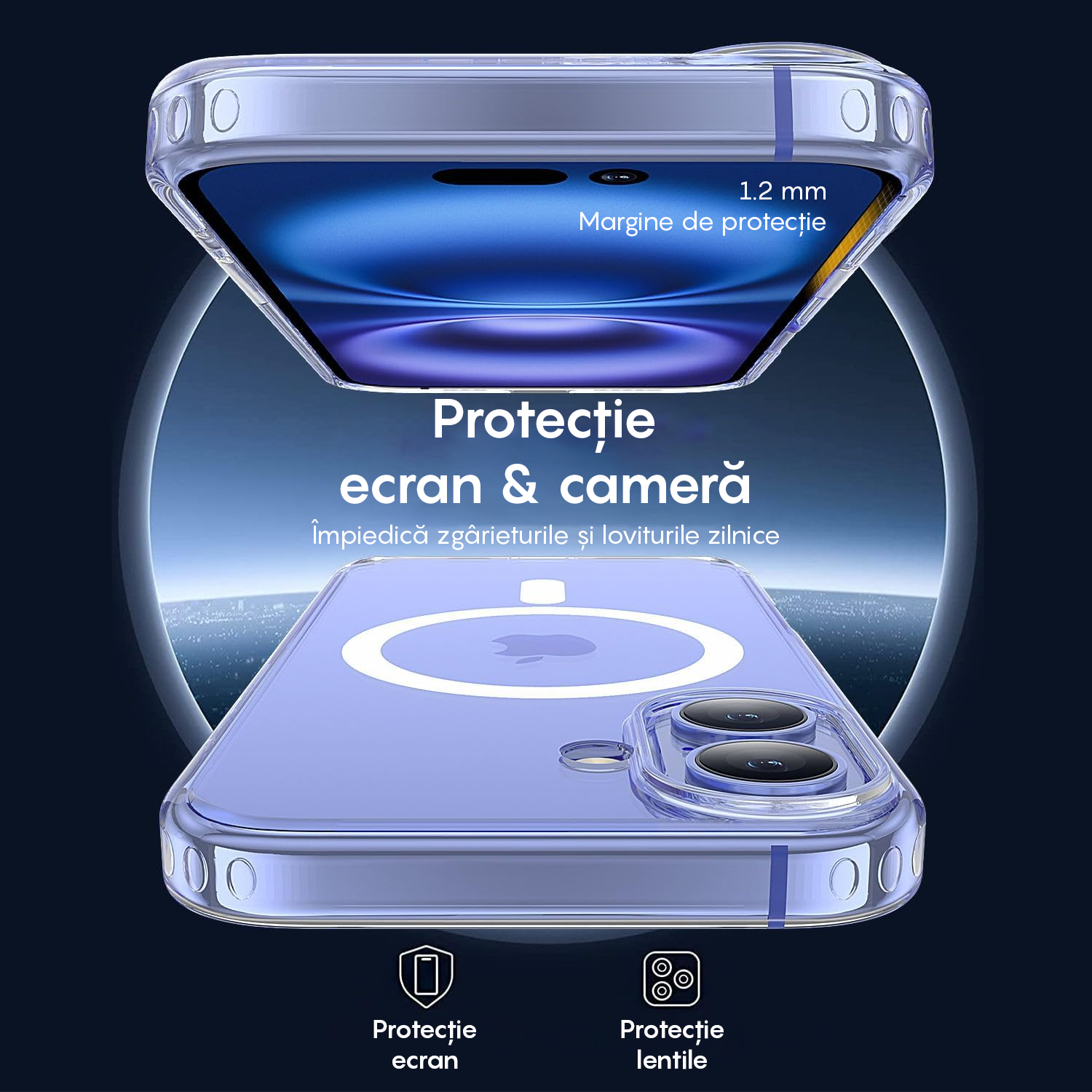 Husa MagSafe - iPhone 16 Plus - Clear