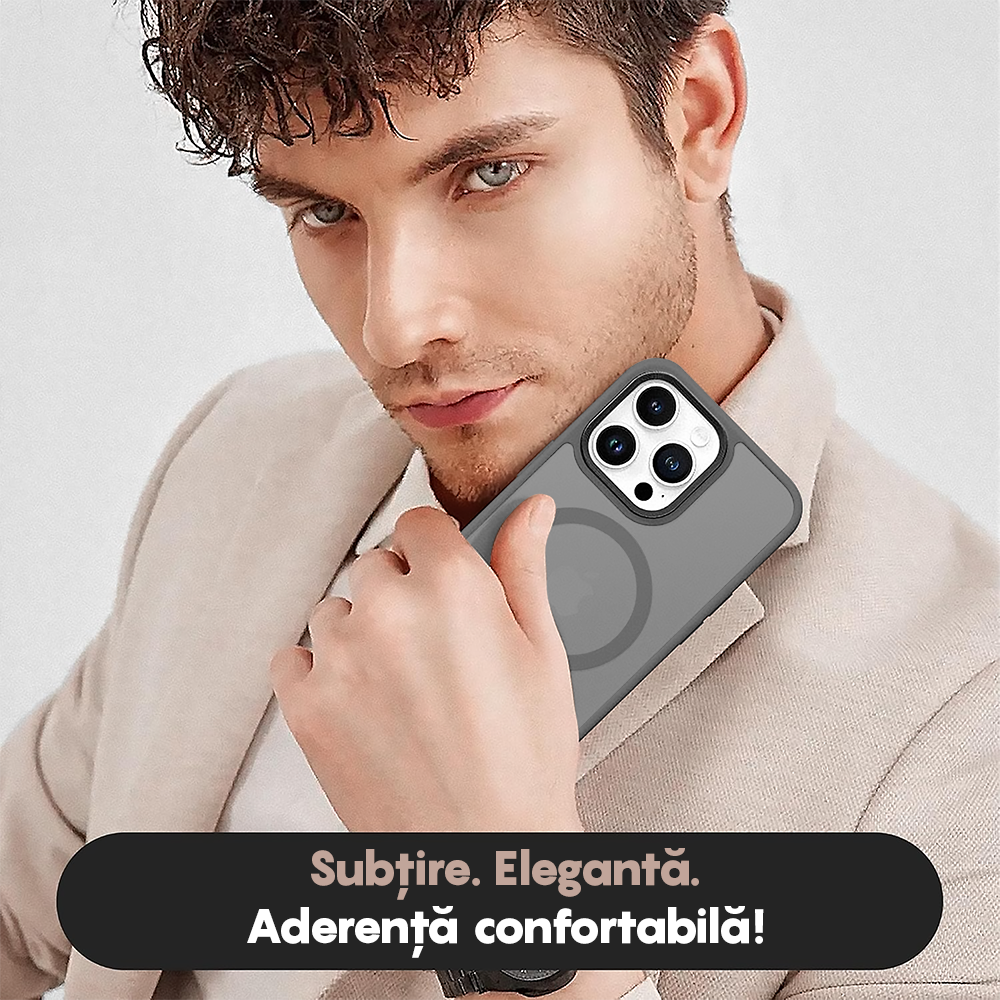 Husa MagSafe - iPhone 16 Pro Max - Gri