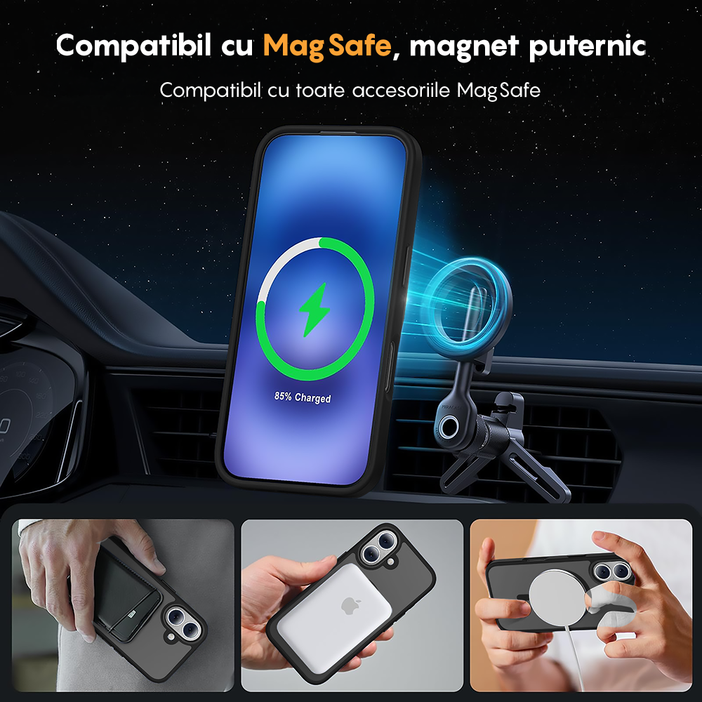 Husa MagSafe - iPhone 17 - Negru
