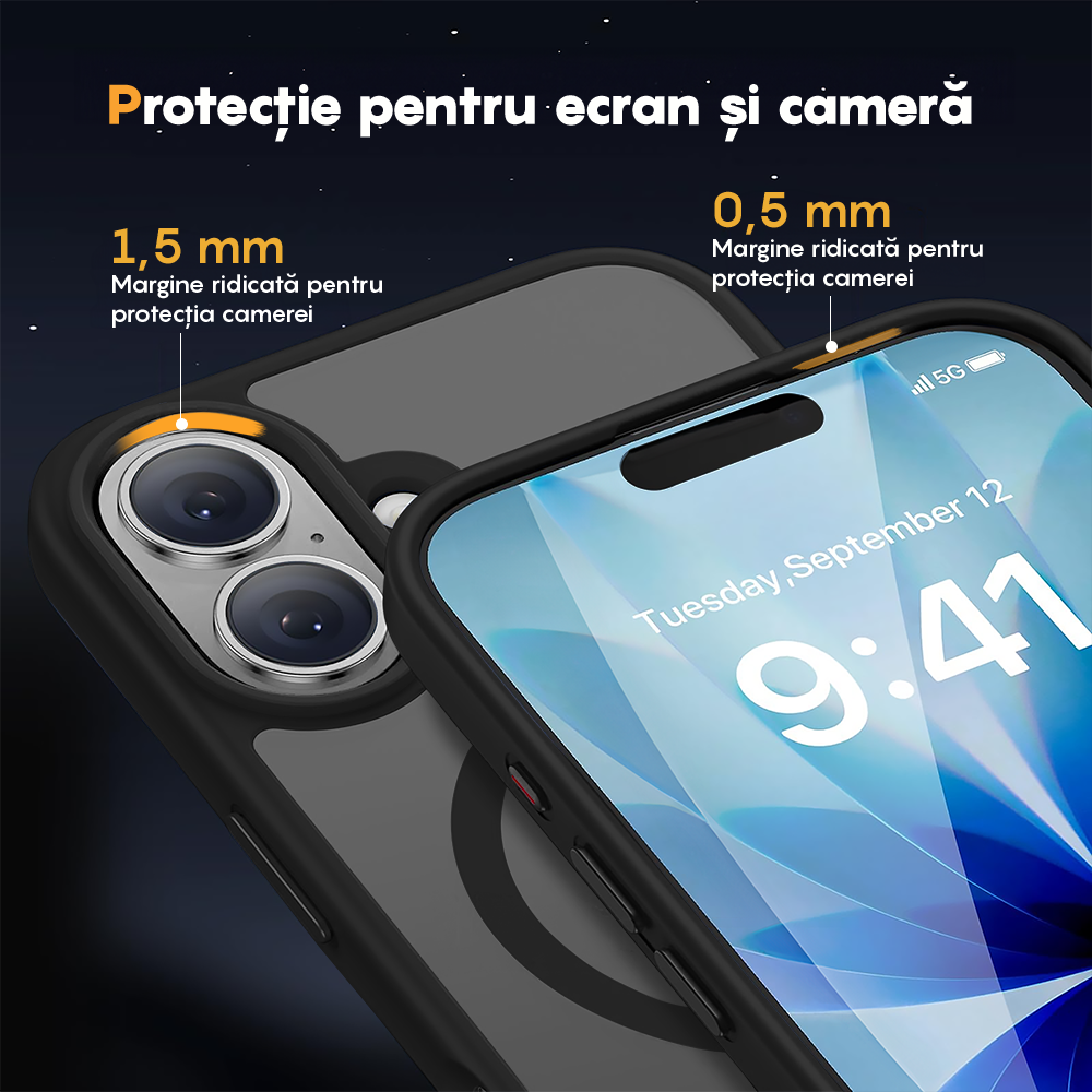 Husa MagSafe - iPhone 17 - Negru