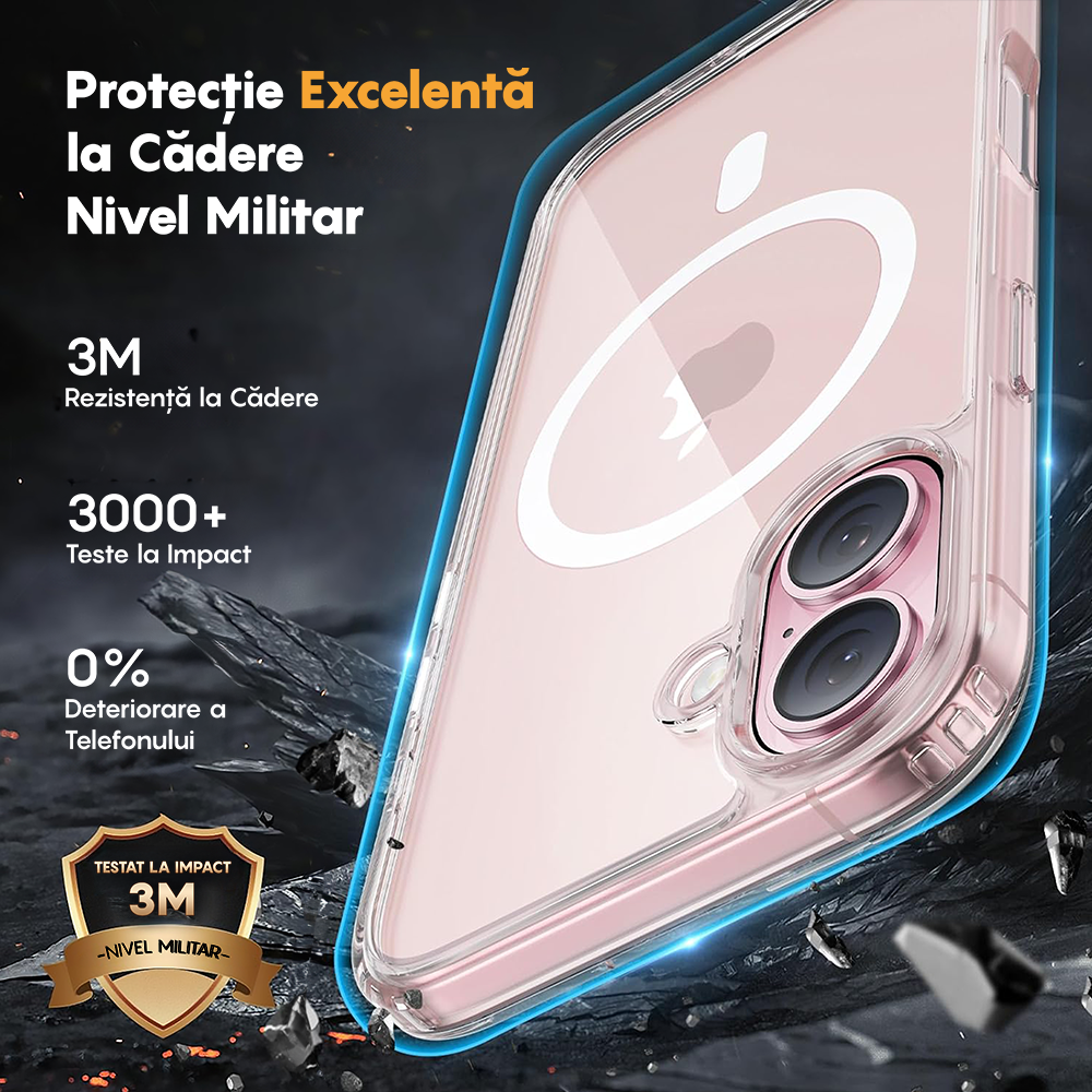 Husa MagSafe - iPhone 17 - Transparent