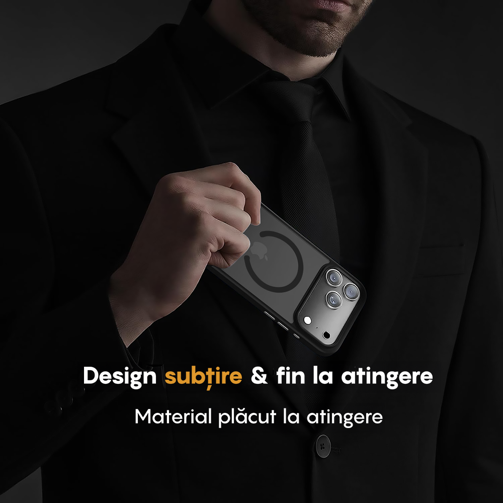 Husa MagSafe - iPhone 17 Pro - Negru