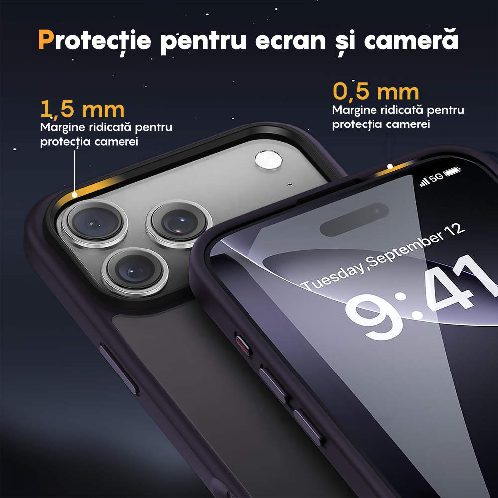 Husa MagSafe - iPhone 17 Pro - Mov Inchis