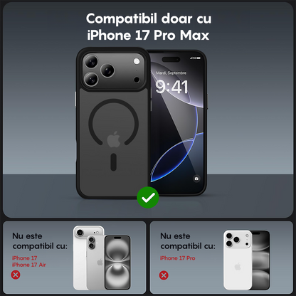 Husa MagSafe - iPhone 17 Pro Max - Negru