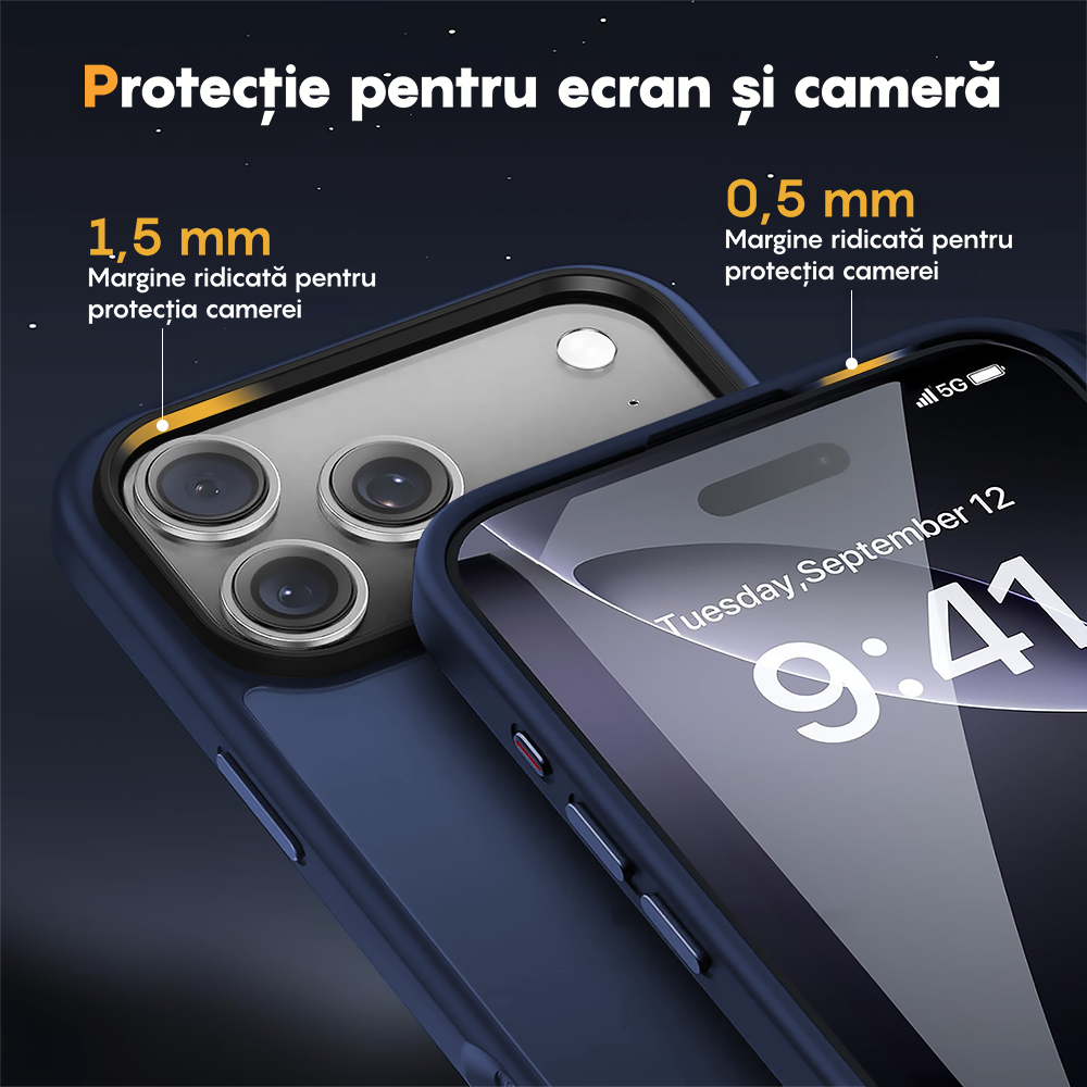 Husa MagSafe - iPhone 17 Pro Max - Albastru Inchis