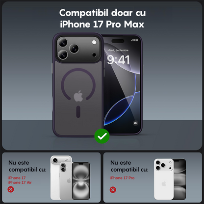 Husa MagSafe - iPhone 17 Pro Max - Mov Inchis