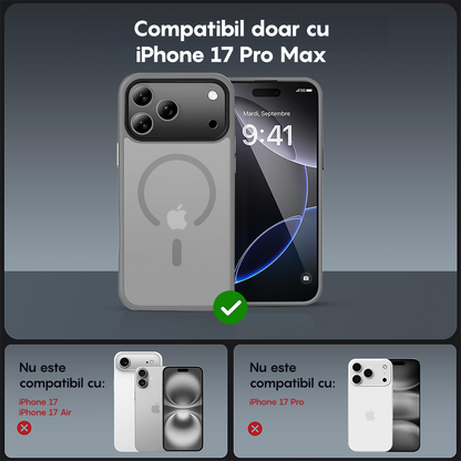 Husa MagSafe - iPhone 17 Pro Max - Gri Deschis