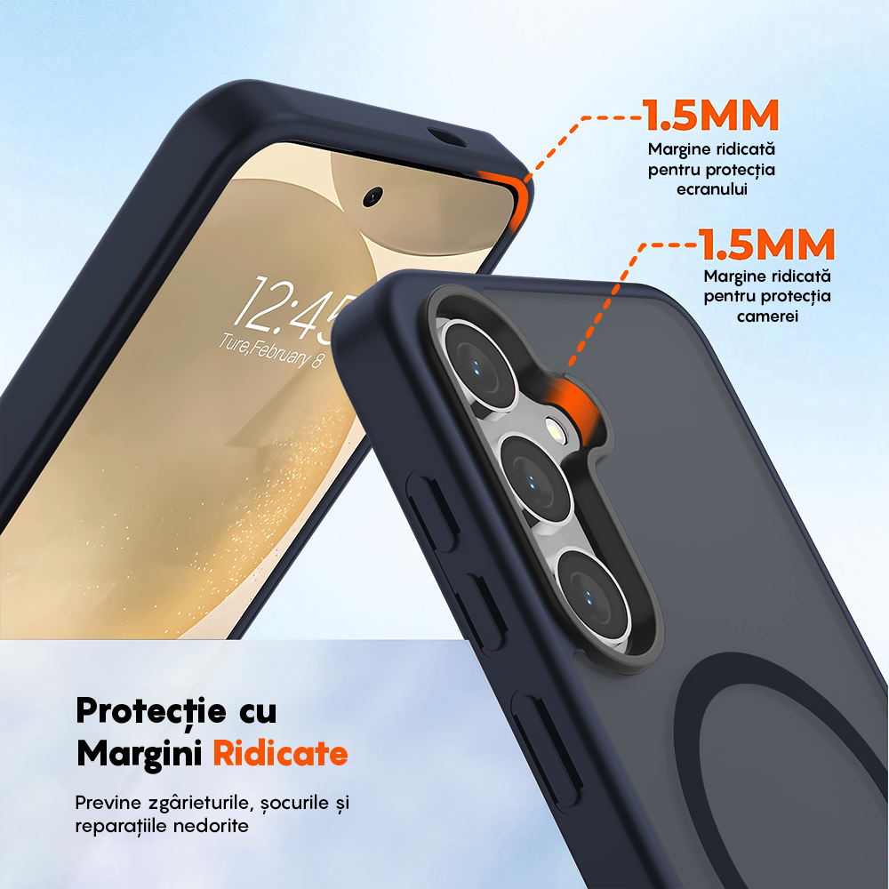 Husa MagSafe - Samsung Galaxy S24 - Albastru