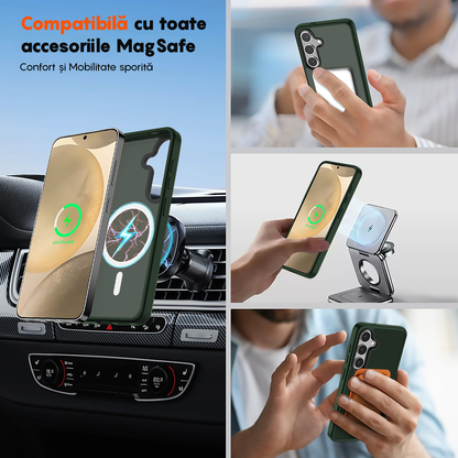 Husa MagSafe - Samsung Galaxy S24 - Verde