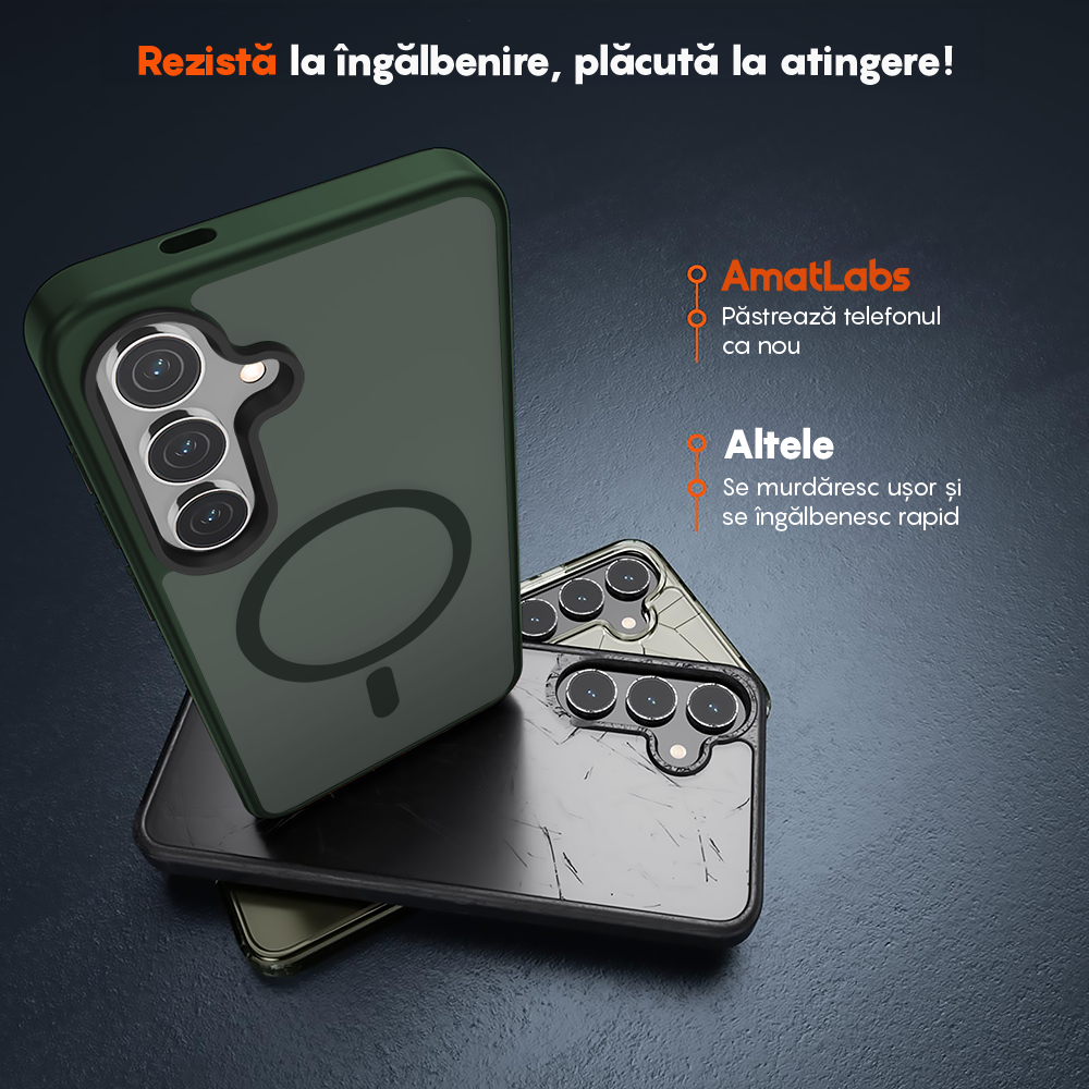 Husa MagSafe - Samsung Galaxy S24 - Verde