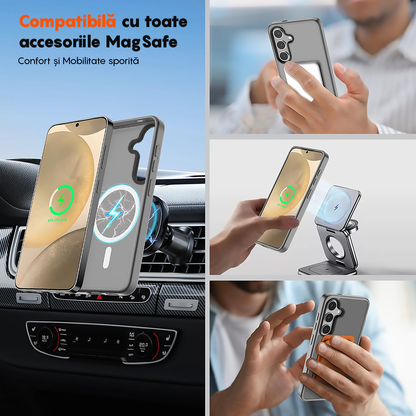 Husa MagSafe - Samsung Galaxy S24 - Gri Deschis