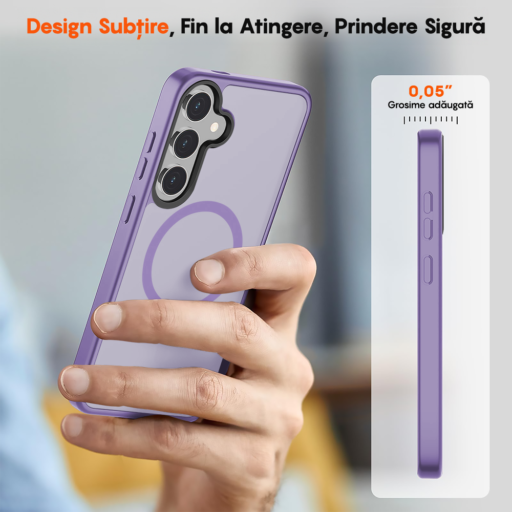 Husa MagSafe - Samsung Galaxy S24 - Mov Deschis