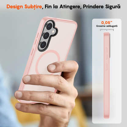 Husa MagSafe - Samsung Galaxy S24 - Roz