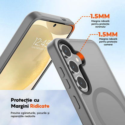 Husa MagSafe - Samsung Galaxy S24 Plus - Gri Deschis