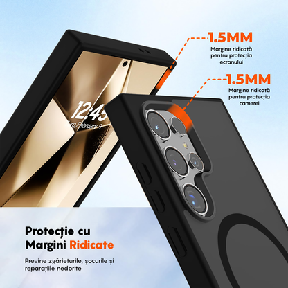 Husa MagSafe - Samsung Galaxy S24 Ultra - Negru