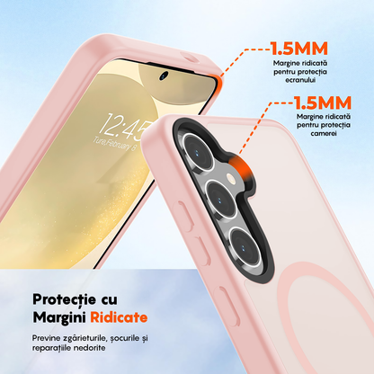 Husa MagSafe - Samsung Galaxy S25 Plus - Roz