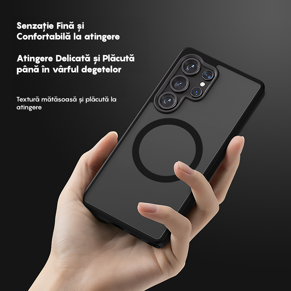 Husa MagSafe - Samsung Galaxy S25 Ultra - Negru