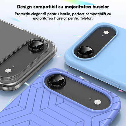 Folie Sticla Lentile Camera MaxDefense+ - iPhone 17 Air - Negru