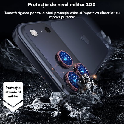 Folie Sticla Lentile Camera MaxDefense+ - iPhone 17 Pro / 17 Pro Max - Roz