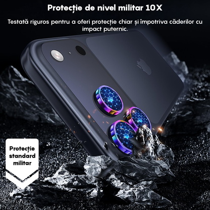 Folie Sticla Lentile Camera MaxDefense+ - iPhone 17 Pro / 17 Pro Max - Rainbow
