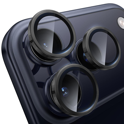 Folie Sticla Lentile Camera MaxDefense+ - iPhone 17 Pro / 17 Pro max - Argintiu