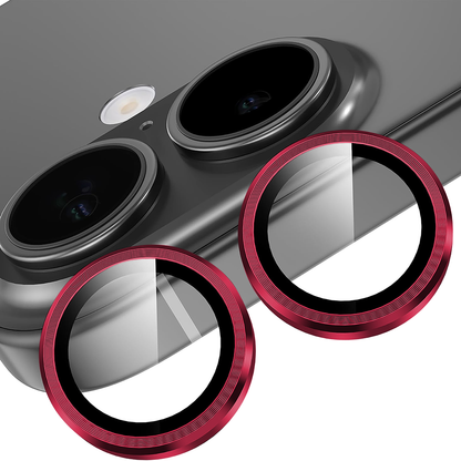 Folie Sticla Lentile Camera MaxDefense+ - iPhone 17 - Rosu