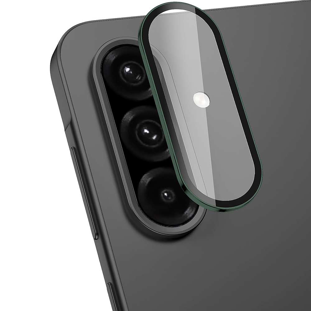 Folie Sticla Lentile Camera MaxDefense+ - Samsung Galaxy A56 / A36 - Verde