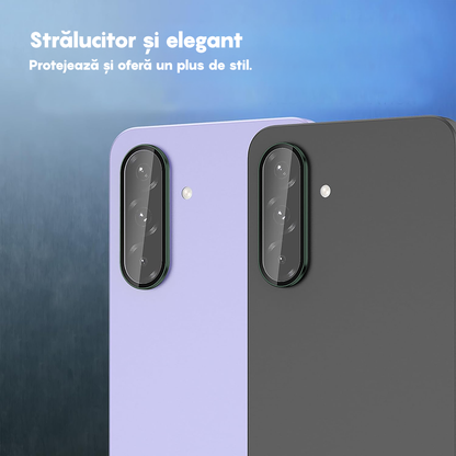 Folie Sticla Lentile Camera MaxDefense+ - Samsung Galaxy A56 / A36 - Verde
