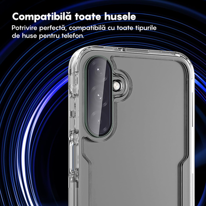 Folie Sticla Lentile Camera MaxDefense+ - Samsung Galaxy A56 / A36 - Verde