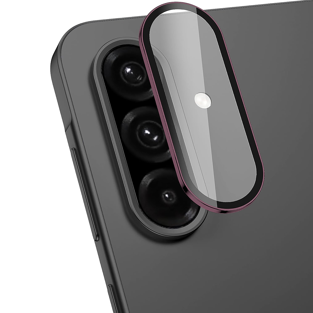 Folie Sticla Lentile Camera MaxDefense+ - Samsung Galaxy A56 / A36 - Roz