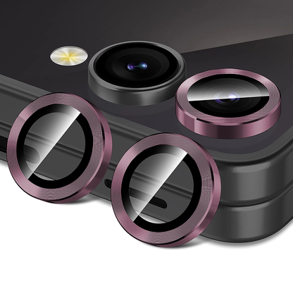 Folie Sticla Lentile Camera MaxDefense+ - Samsung Galaxy Z Flip5 - Roz