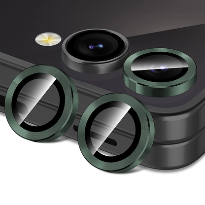 Folie Sticla Lentile Camera MaxDefense+ - Samsung Galaxy Z Flip7 - Verde