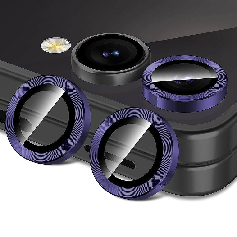 Folie Sticla Lentile Camera MaxDefense+ - Samsung Galaxy Z Fold7 - Mov Inchis