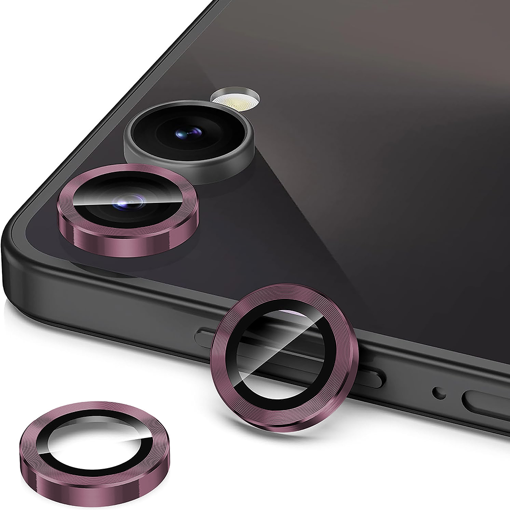 Folie Sticla Lentile Camera MaxDefense+ - Samsung Galaxy Z Flip7 - Roz