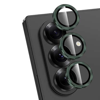 Folie Sticla Lentile Camera MaxDefense+ - Samsung Galaxy Z Fold6 - Verde