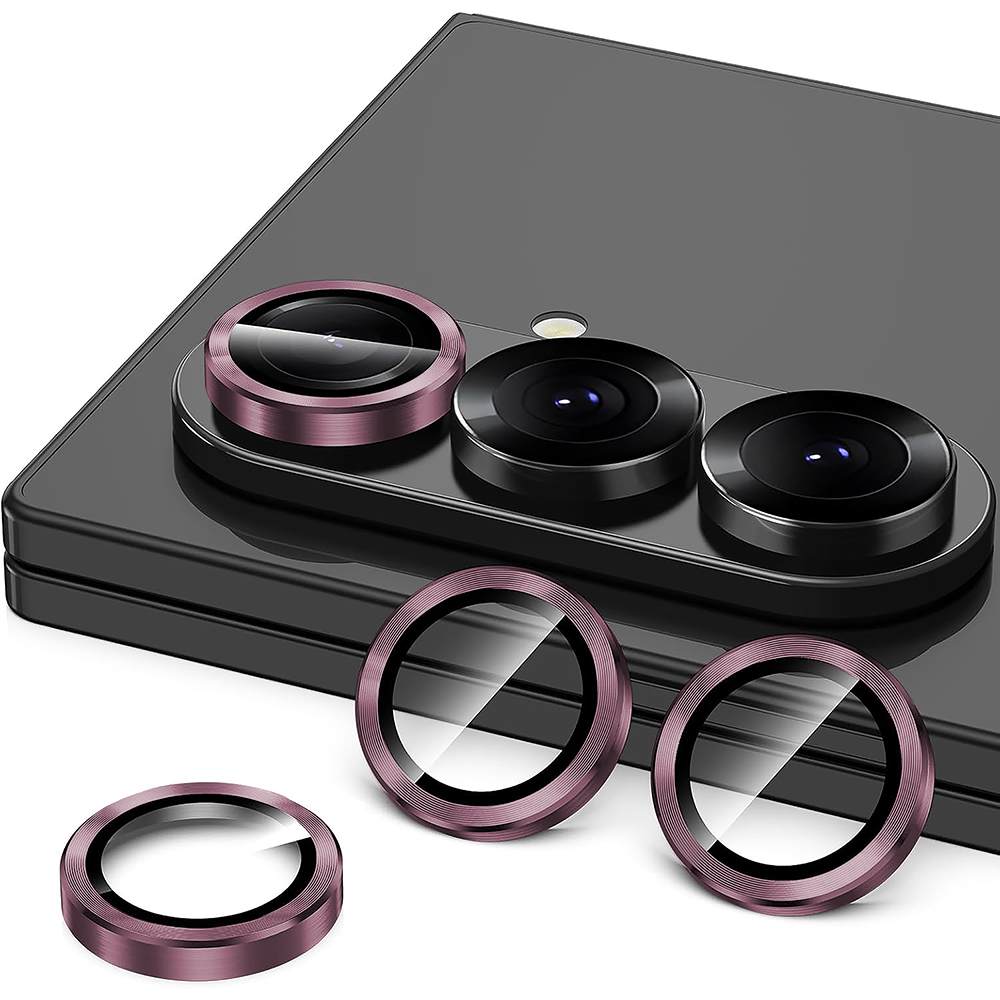 Folie Sticla Lentile Camera MaxDefense+ - Samsung Galaxy Z Fold7 - Roz