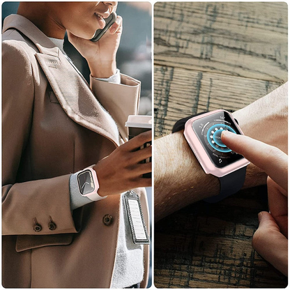 Carcasa 360° (Husa + Folie) - Apple Watch 1/2/3 - 38MM - Pink