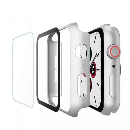 Carcasa 360° (Husa + Folie) - Apple Watch 4/5/6/SE - 40MM - Silver