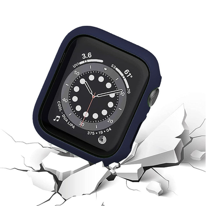 Carcasa 360° (Husa + Folie) - Apple Watch 7/8/9 - 41MM - Midnight Blue