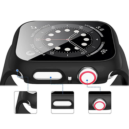 Carcasa 360° (Husa + Folie) - Apple Watch 1/2/3 - 42MM - Negru