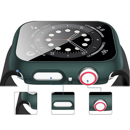 Carcasa 360° (Husa + Folie) - Apple Watch 4/5/6/SE - 44MM - Marine