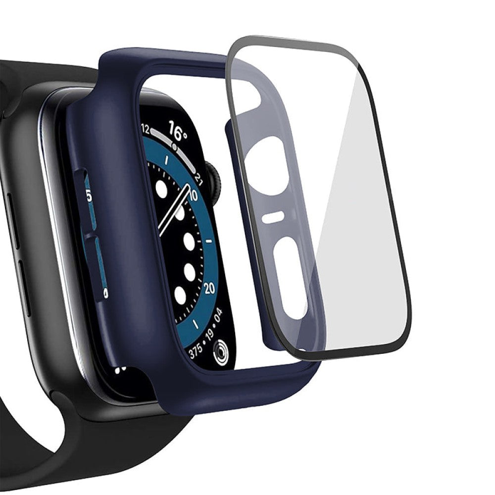 Carcasa 360° (Husa + Folie) - Apple Watch 4/5/6/SE - 44MM - Midnight Blue