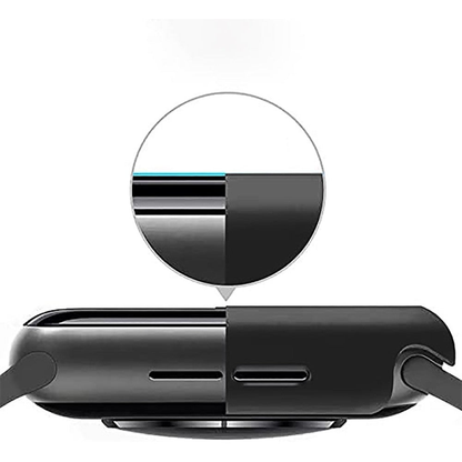 Carcasa 360° (Husa + Folie) - Apple Watch 7/8/9 - 45MM - Black